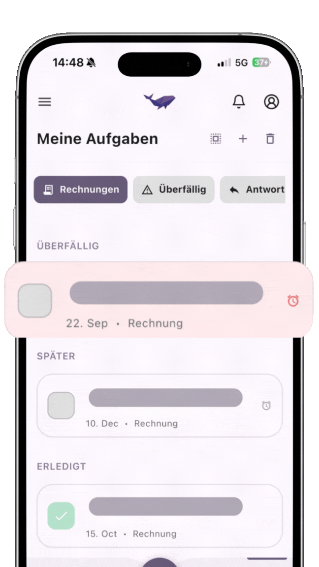 Schritt 3: To‑dos abhaken & Dokumente wiederfinden